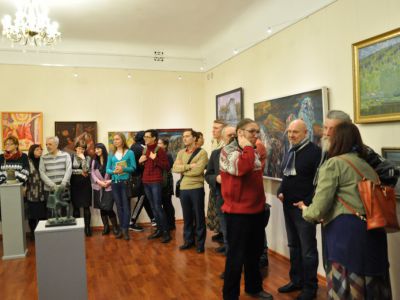 Состоялось открытие выставки КРО ВТОО «Союз художников России». 