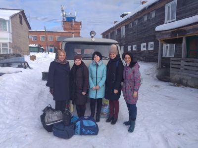 в сёлах Ёртом и Важгорт Удорского района, встретились с читателями