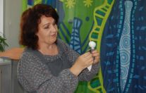 прошел мастер-класс по изготовлению женской куклы-травницы